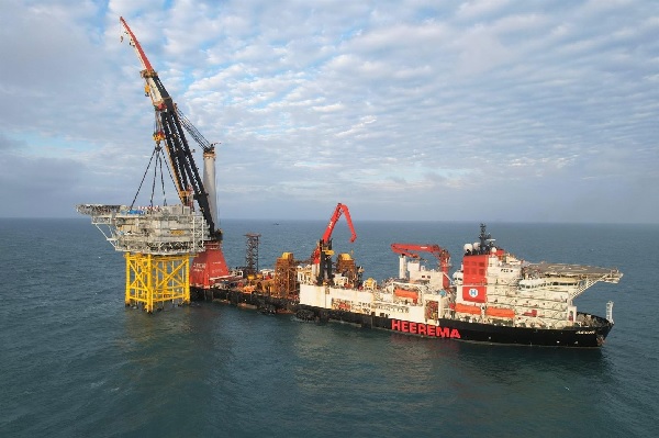 First substation topsides for Changhua wind farm installed - Power ...